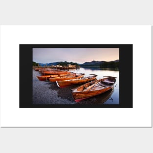 Friars Crag Rowing Boats Derwent Water Lake District Posters and Art